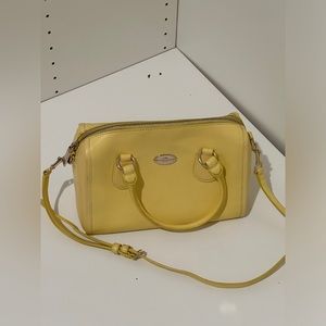 COACH shoulder bag yellow